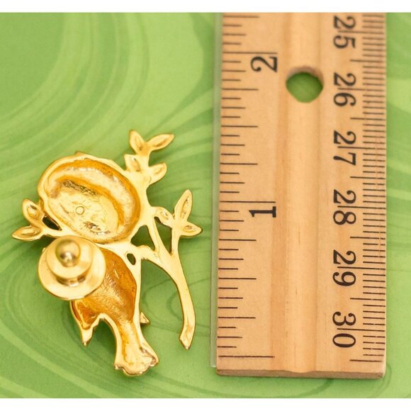 Vintage Art Nouveau Floral Nest Pin by Avon - W20 - Picture 2 of 2